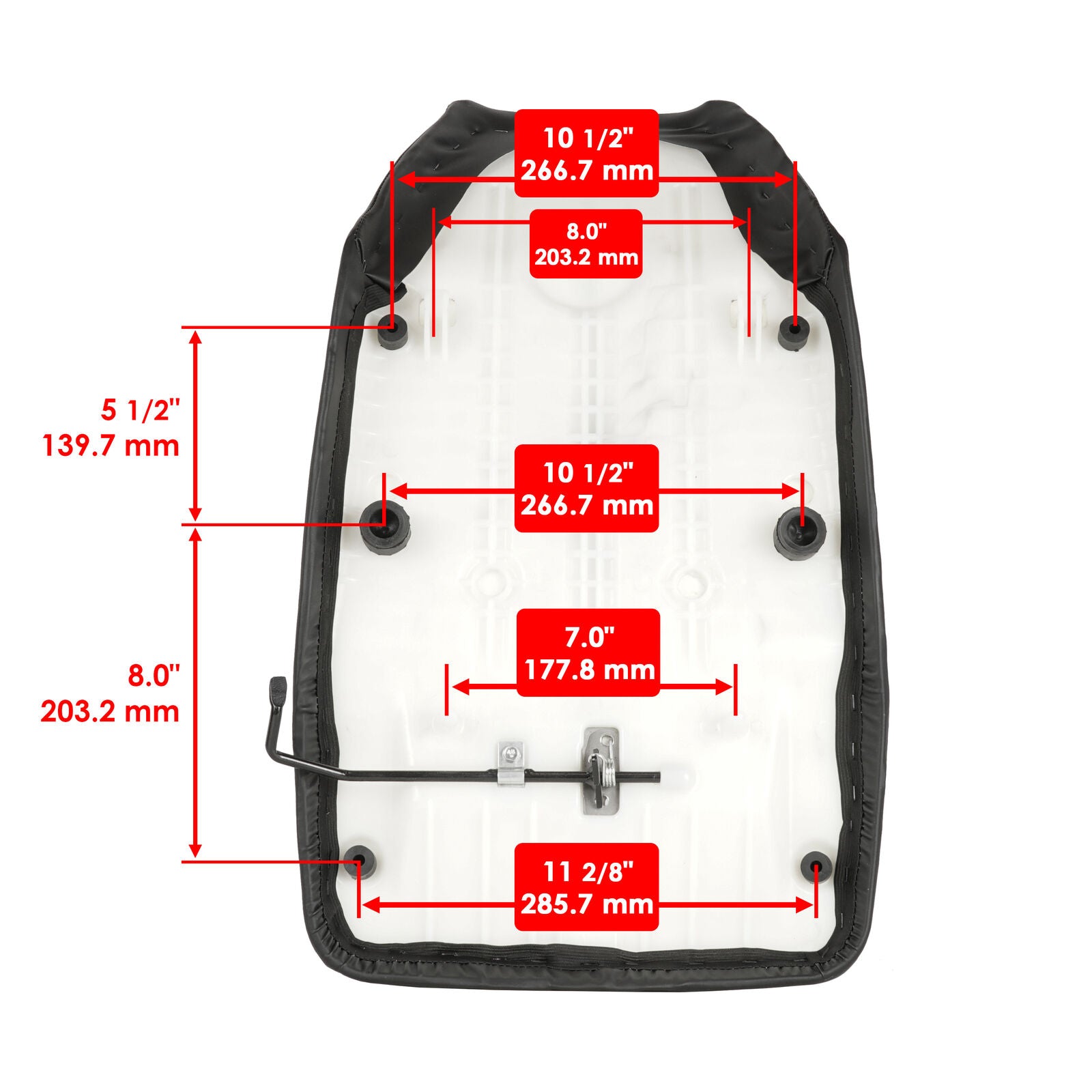 NEW for Honda TRX450 S ES FE FM Foreman 450 Complete Seat Black / 77100-HN0-A00ZB