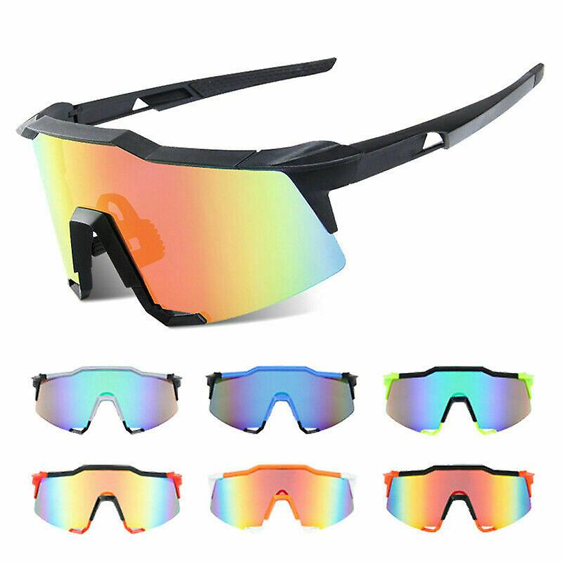 Cycling Windproof Sunglasses Riding Bike Goggles Biker Mtb Outdoor Sports Uv400 Random Color