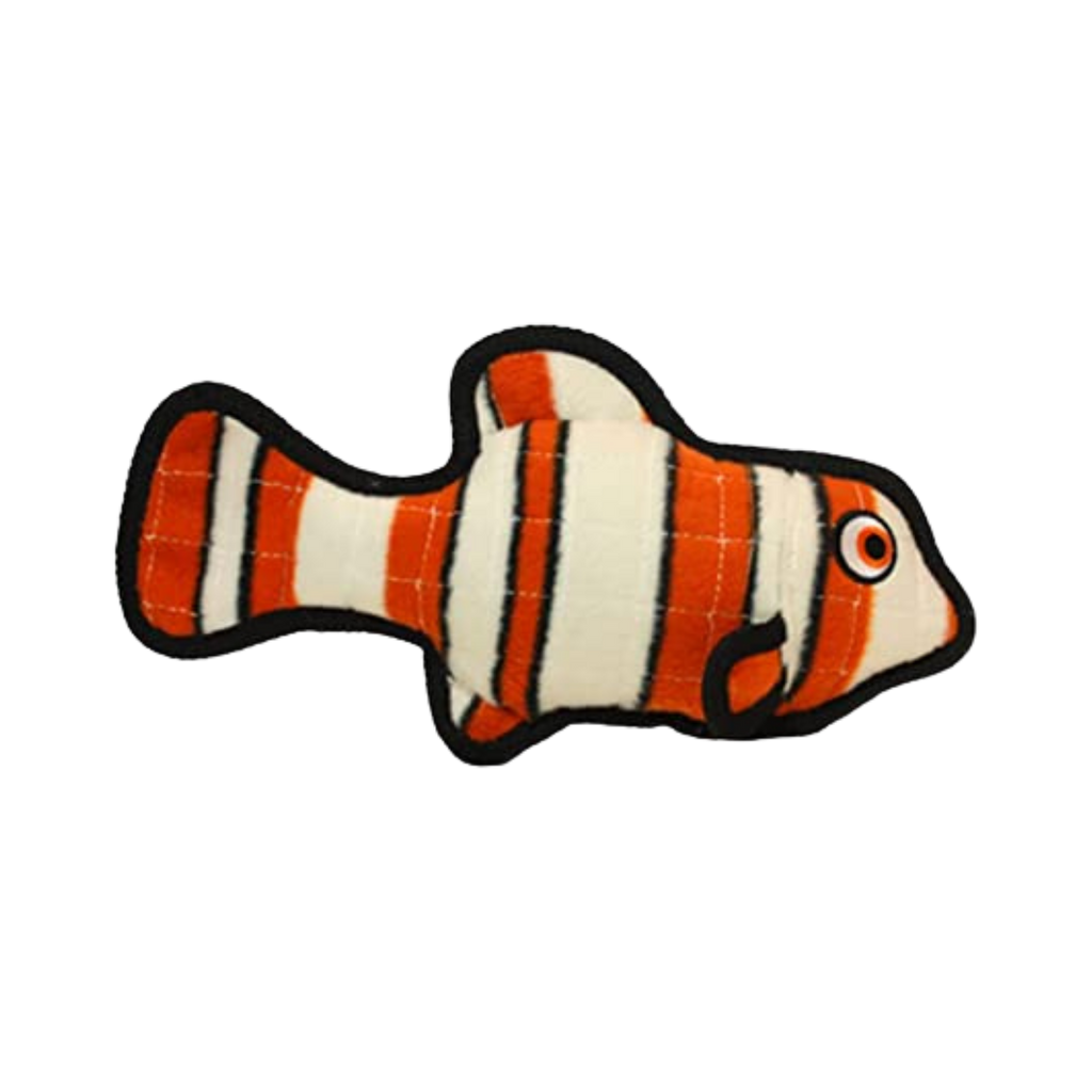 VIP Tuffy's Ocean Creatures Jr Fish Dog Toy Orange