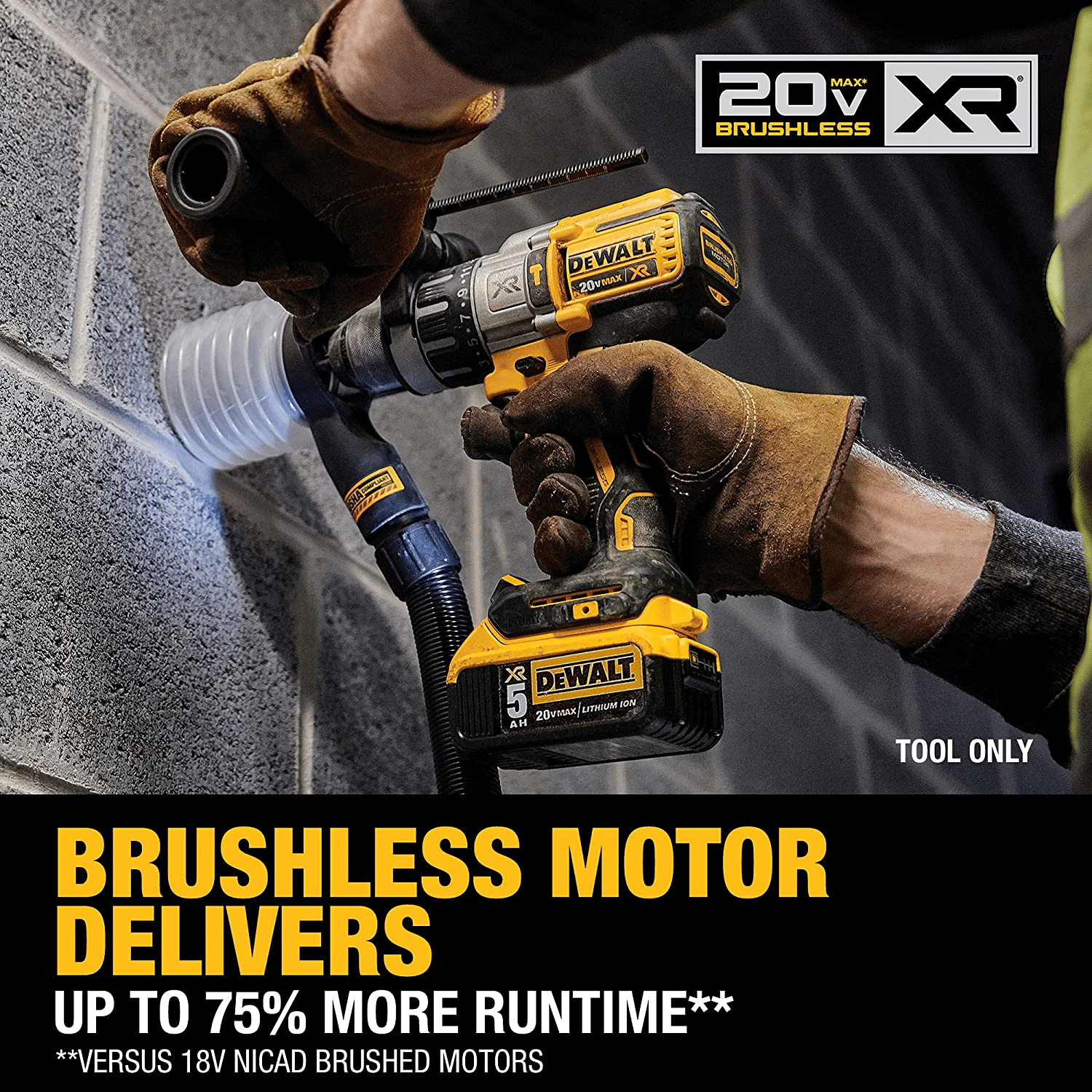 Dewalt 20-Volt MAX XR Cordless Brushless 3-Speed 1/2 in. Hammer Drill (Tool-Only)