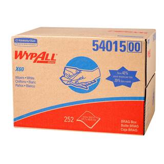 WYPALL X60 White Reusable Cleaning Wipes (252-Count) KCC54015