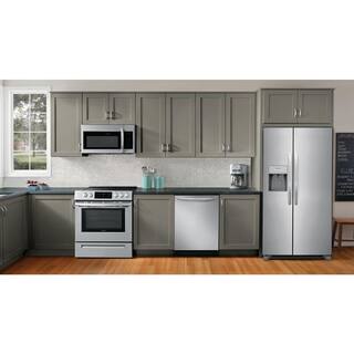 Frigidaire 36 in. 25.6 cu. ft. Side by Side Refrigerator in Stainless Steel Standard Depth FRSS2623AS