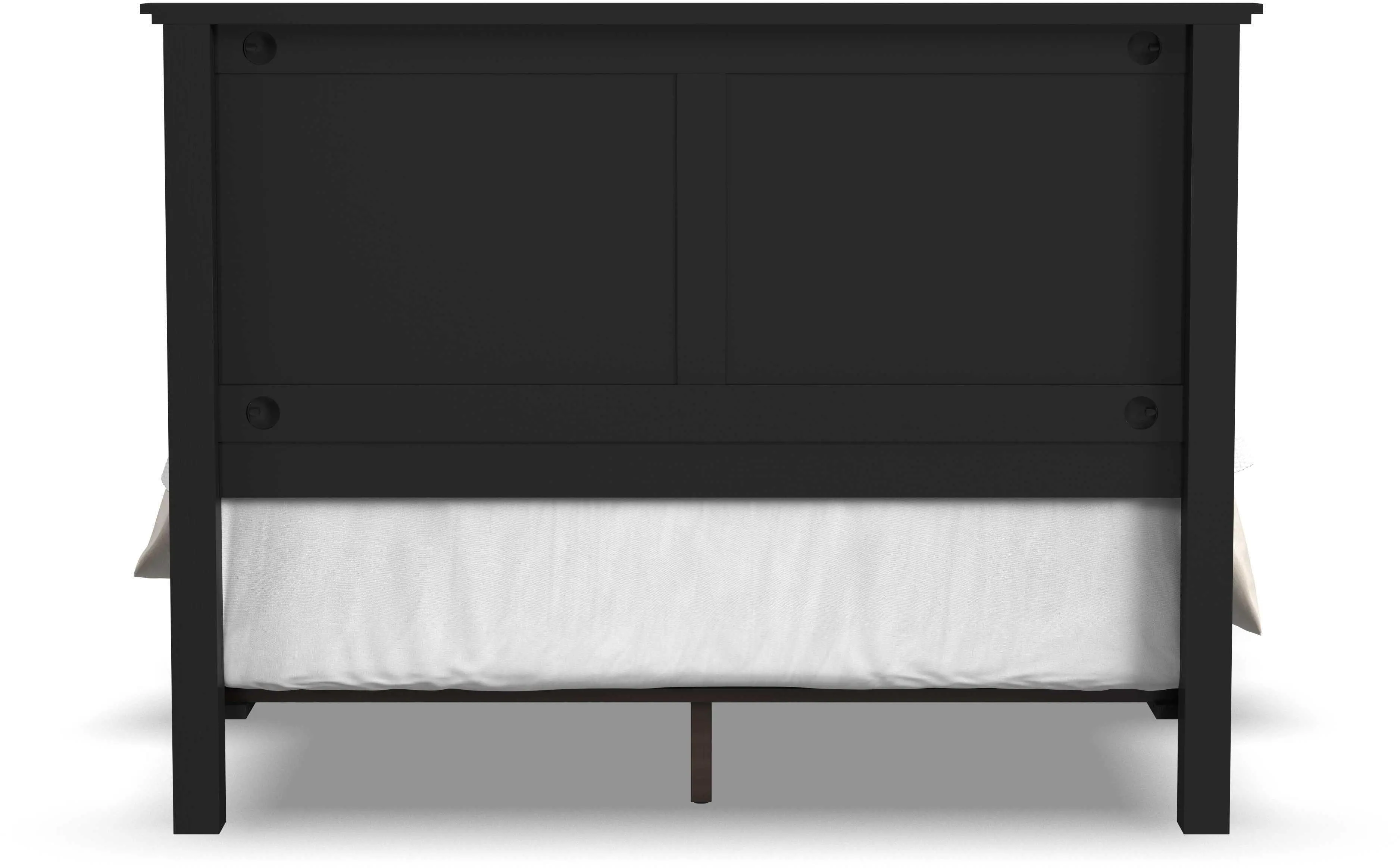 Oak Park Black Queen Bed