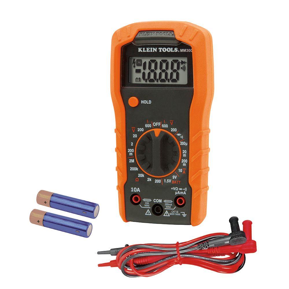 Klein Tools Digital Multimeter Manual 600V MM300 from Klein Tools