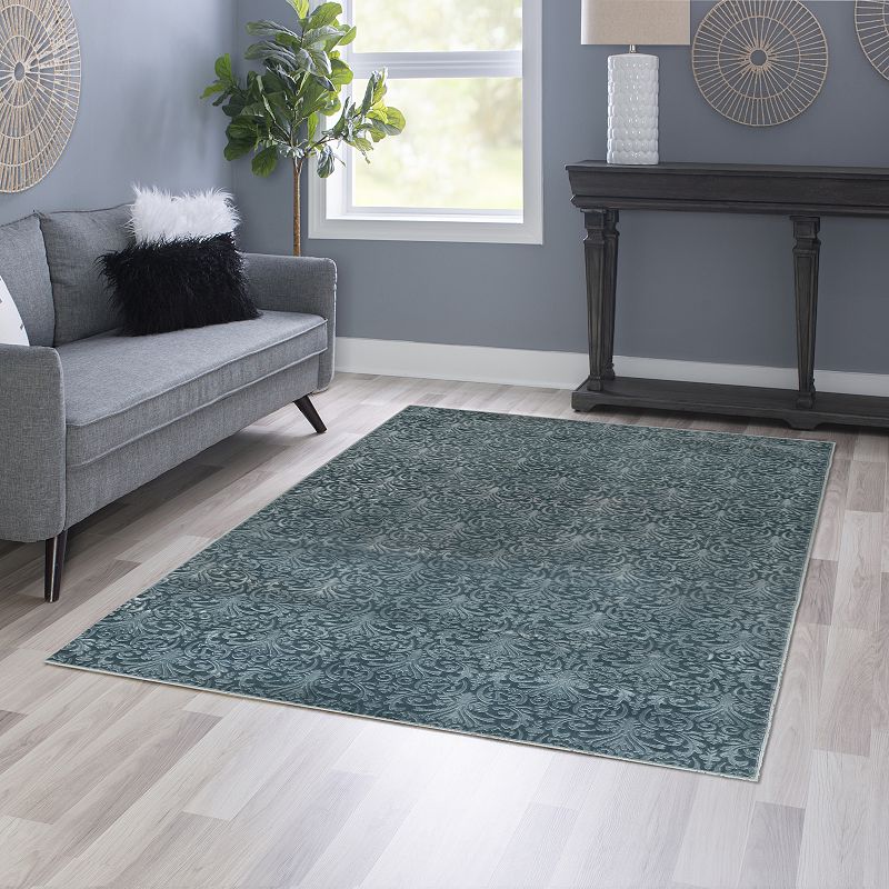 Linon Evolution Damask Rug