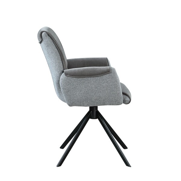 Global Furniture USA Grey Swivel Dining Chair