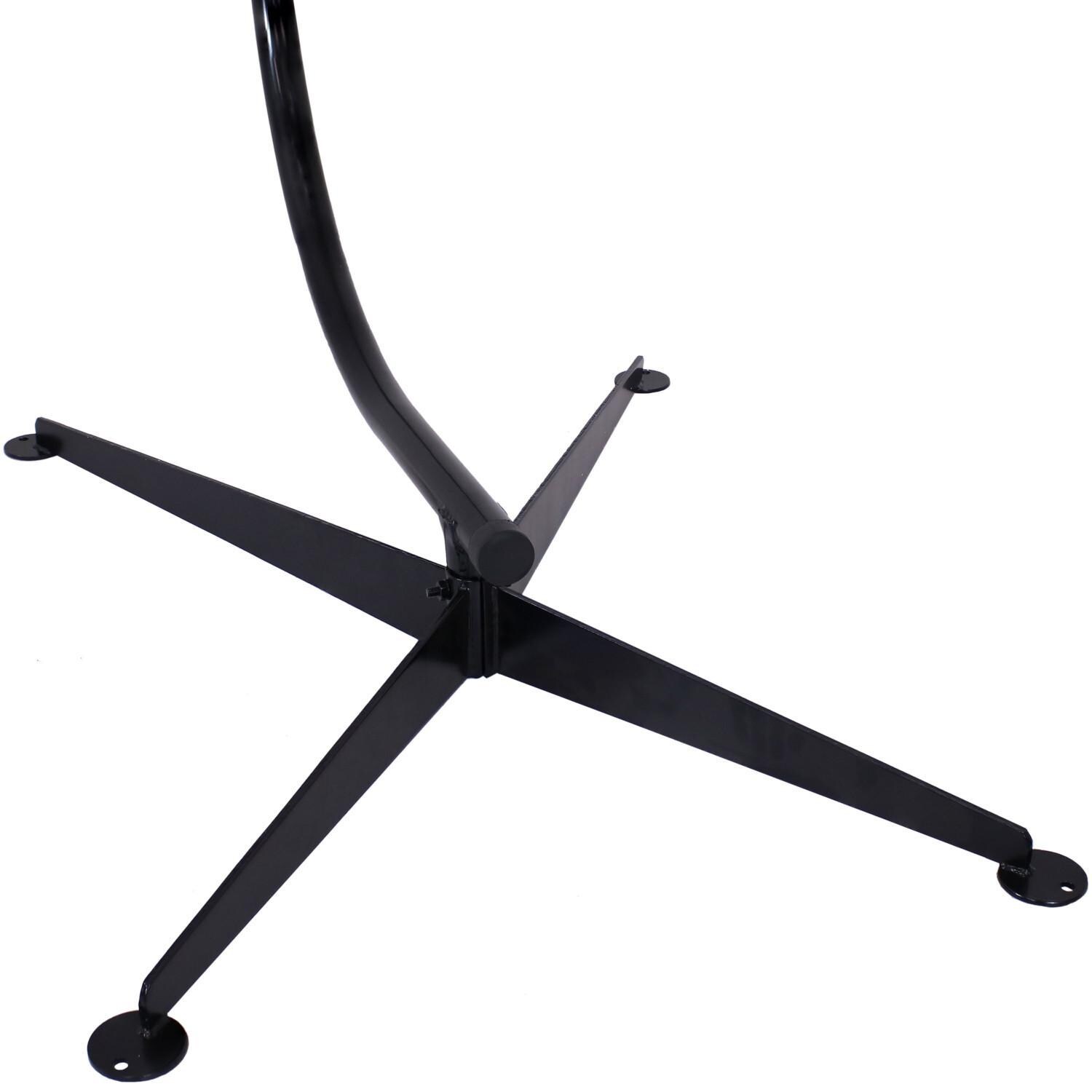 Ultimate Patio Steel C-Stand for Hanging Hammock Chairs