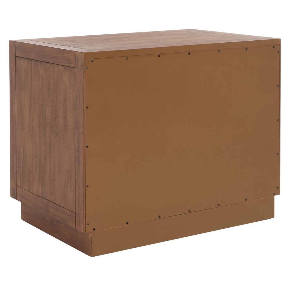 SAFAVIEH Couture Steve 2 Drawer Wood Nightstand