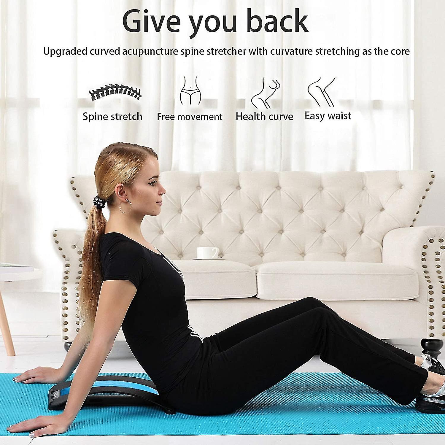 Back Stretching Device Back Massager For Bed Chair Multi-level Lumbar