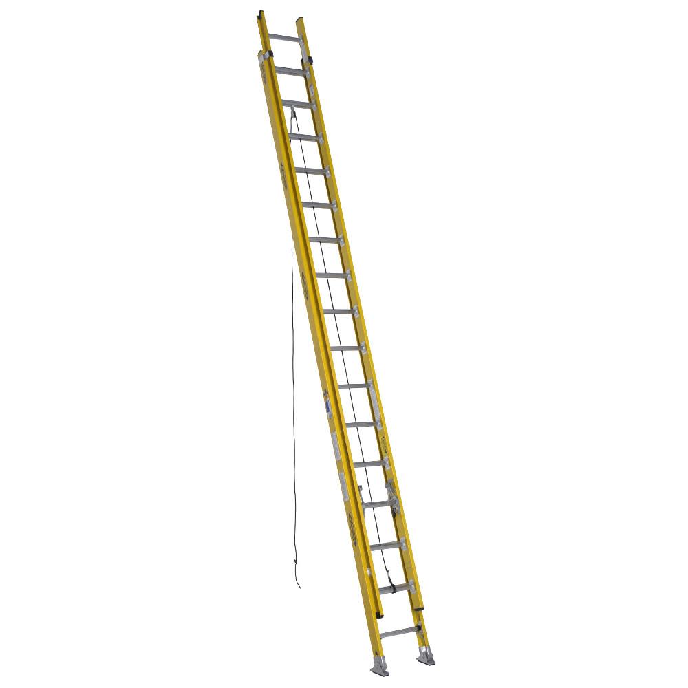 32 Ft. Type IAA Fiberglass Round Rung Extension Ladder