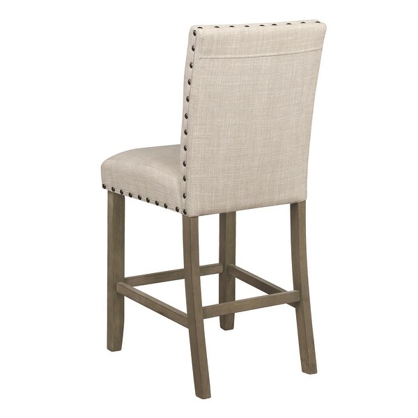 Set of 2 Wooden Upholstered Dining Chair