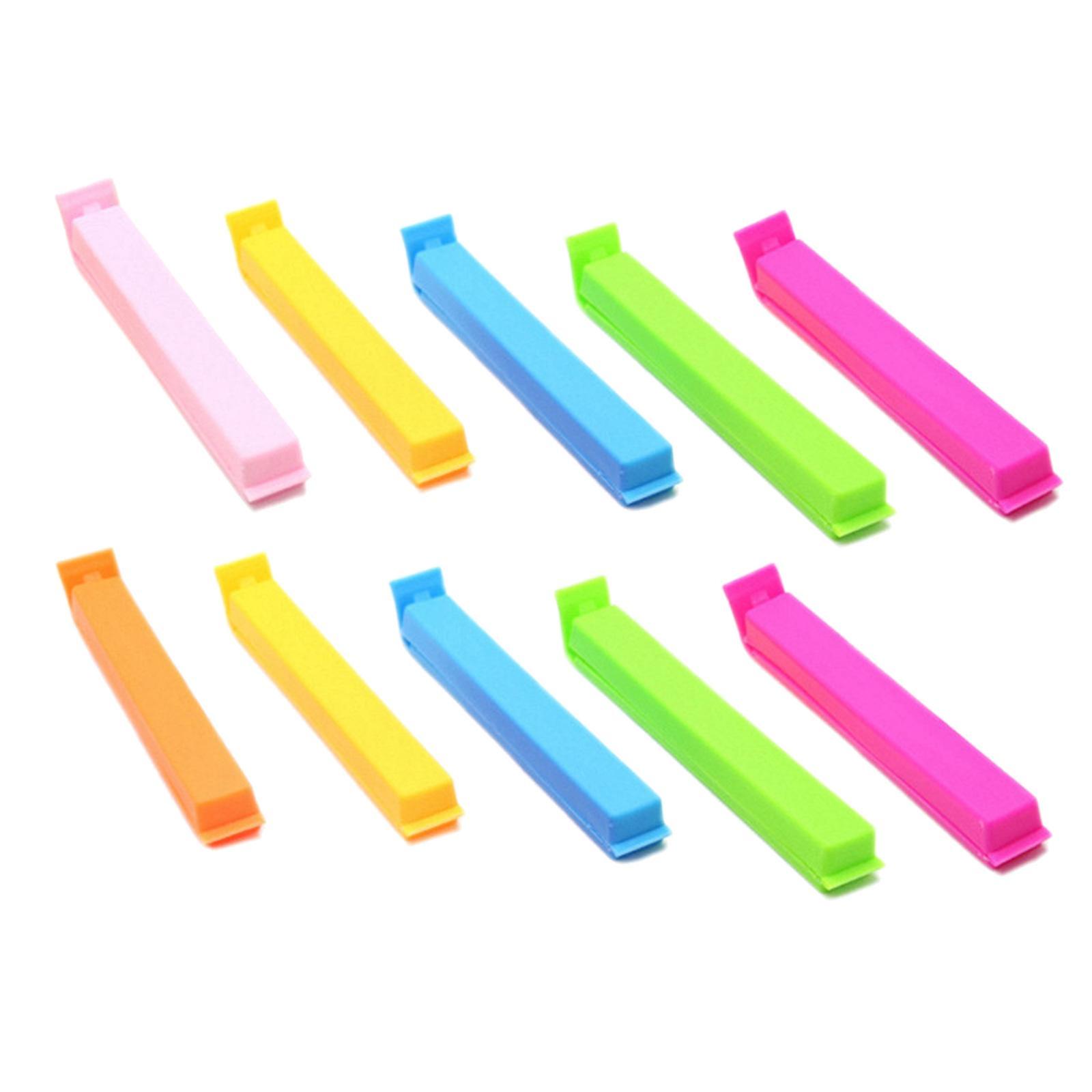 10pcs Food Bags Sealing Clips Portable Chip Clips For Kitchen Home Groceries