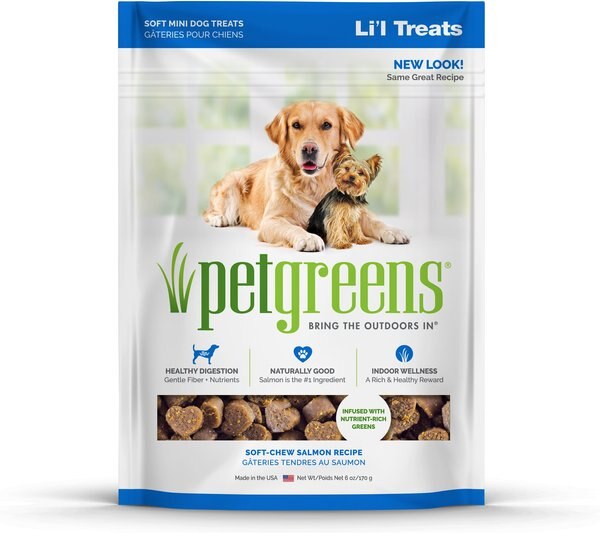 Pet Greens Healthy Salmon Semi-Moist Li'l Dog Treats