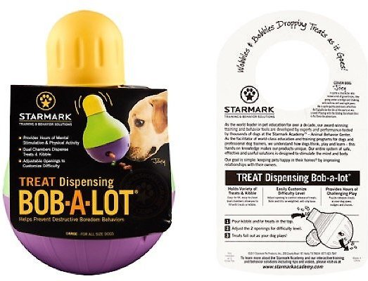 Starmark Treat Dispensing Bob-a-Lot Dog Toy