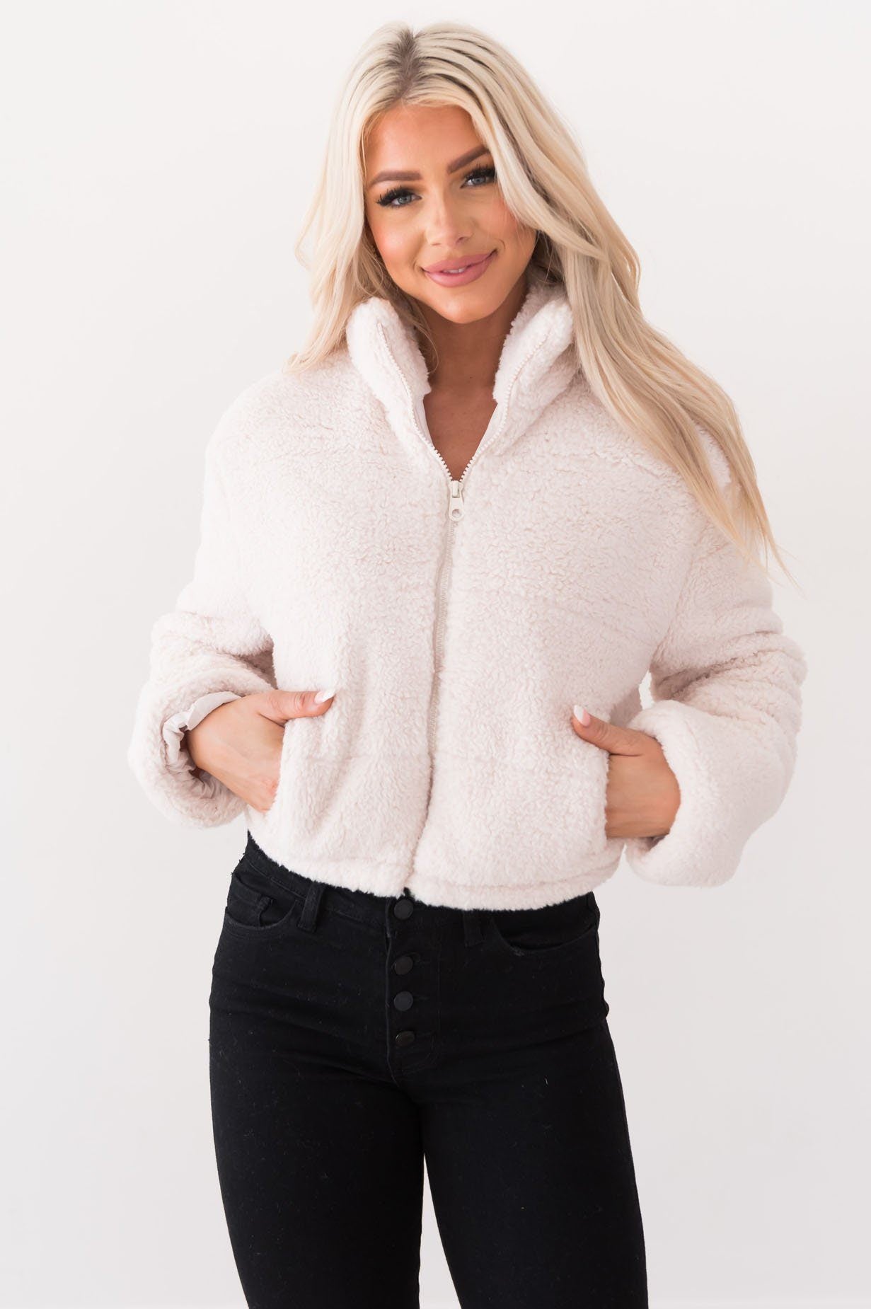 Snow Princess Modest Sherpa Jacket