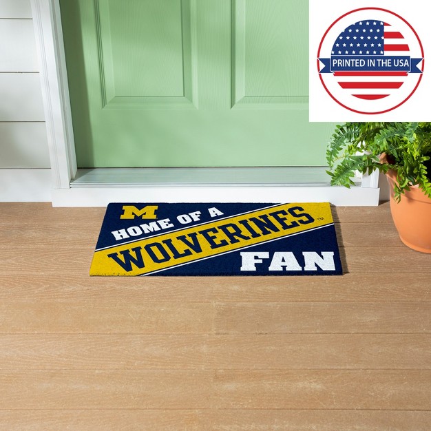 Evergreen University Of Michigan Pvc Mat Color