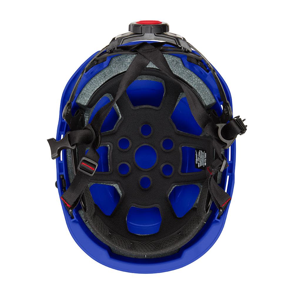 Milwaukee Blue Helmet with BOLT Class E