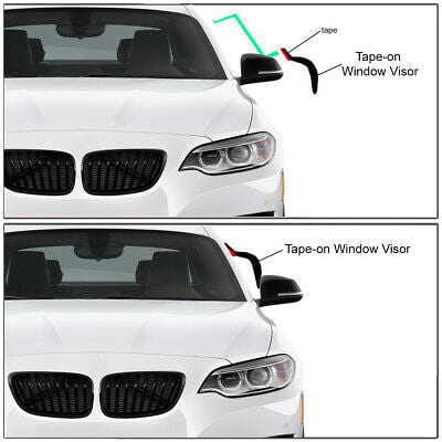 Toyota RAV4 13-18 Acrylic Window Vent Visor Sun Rain Deflector Guard