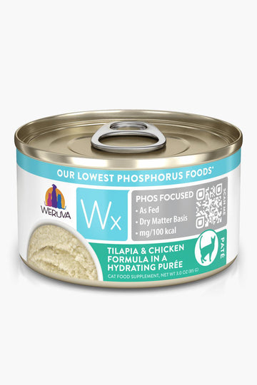 Weruva Wx Tilapia and Chicken in Puree Canned Cat Food