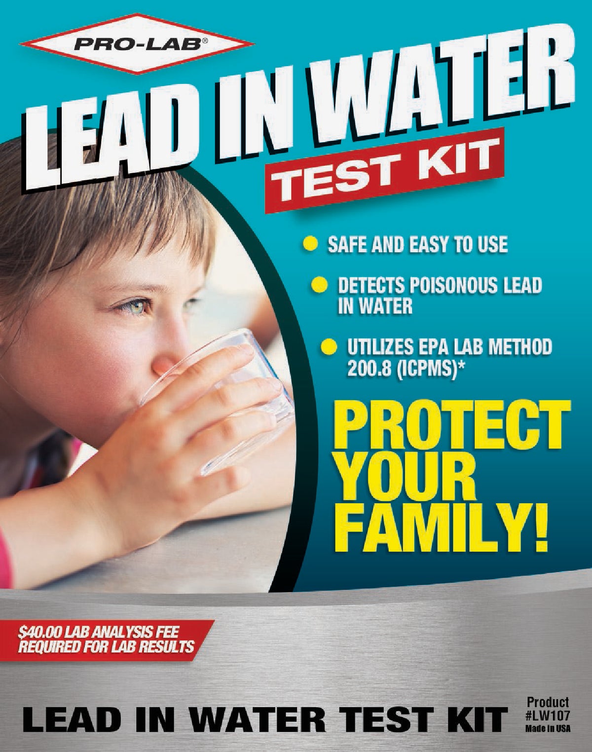 Pro Lab Lead In Water Test Kit