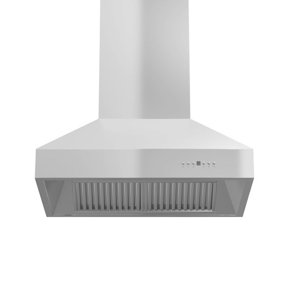 ZLINE Ducted Island Mount Range Hood - Outdoor Approved Stainless