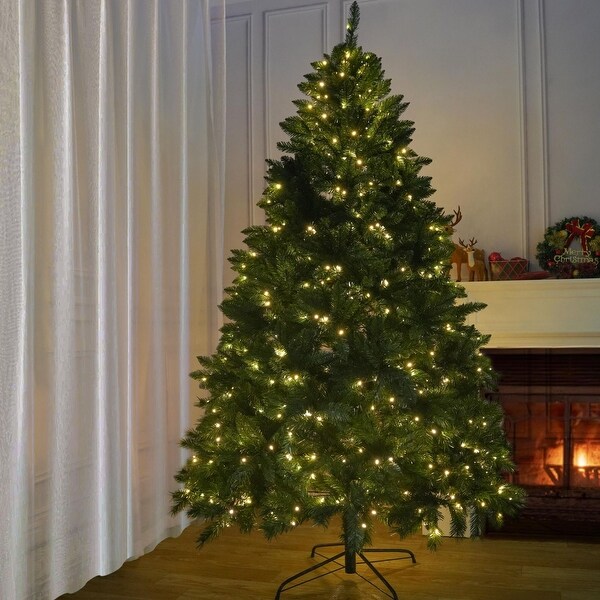 Modern PVC Artificial Unlit Christmas Tree with Stand