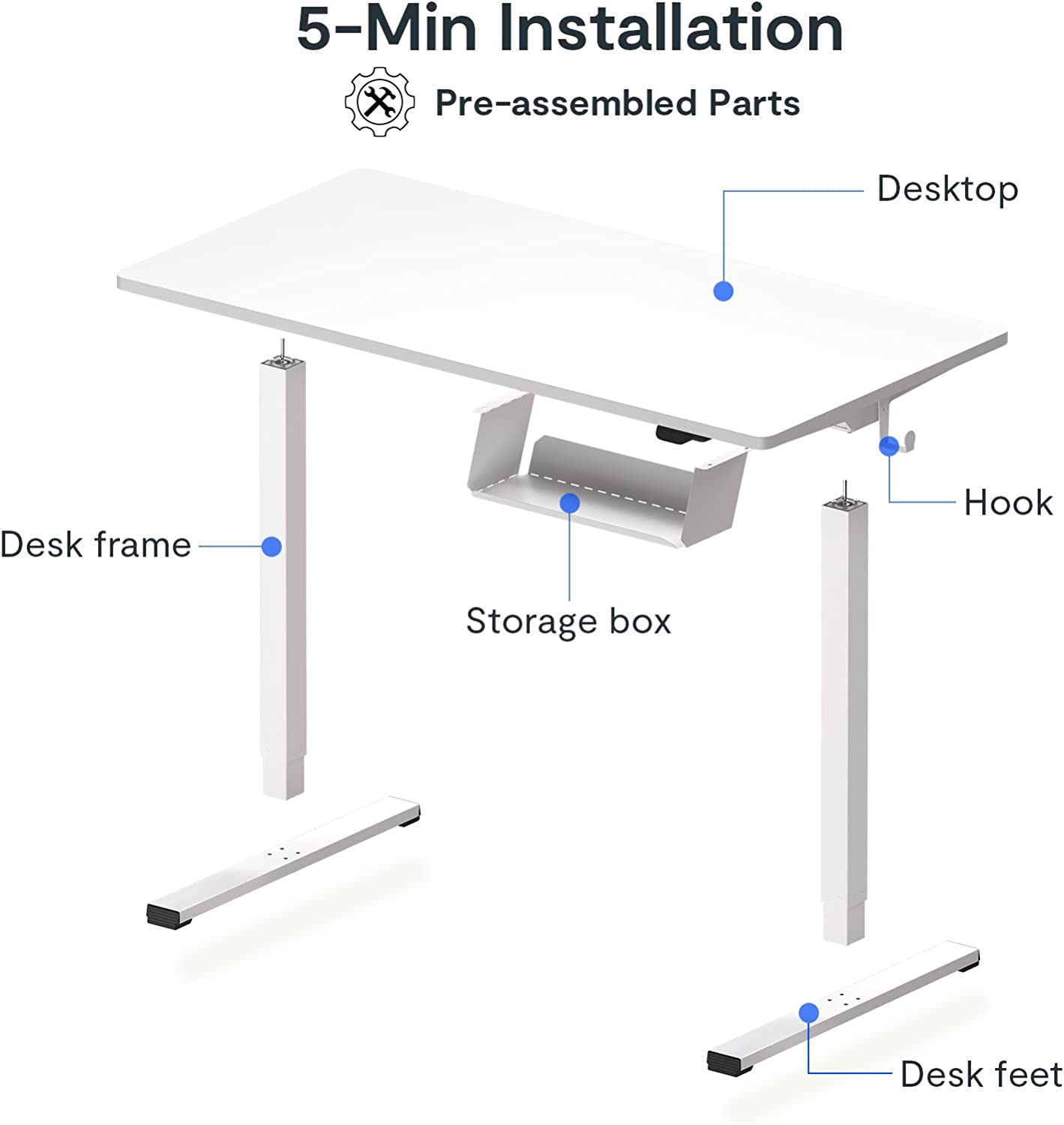 2023 New Electric Lift Computer Desk