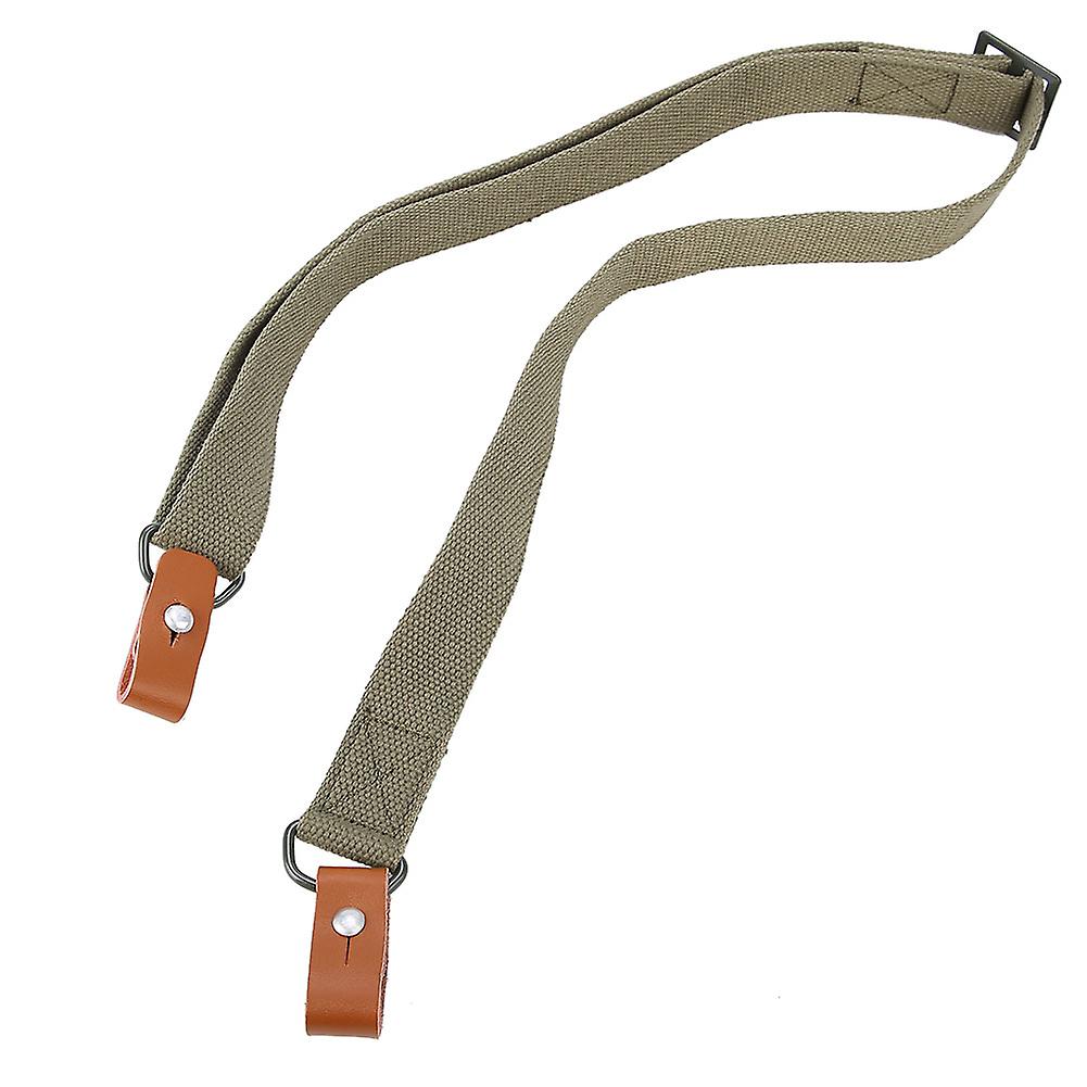 Outdoor Tactical Adjustable 2 Point Hunting Rifle Gun Sling Strap Rope Belt Army Green