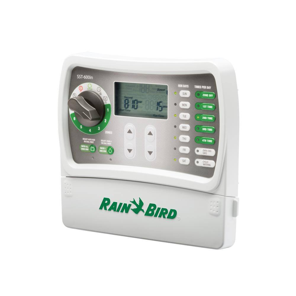 Rain Bird 6-Station Indoor Simple-To-Set Irrigation Timer SST600in