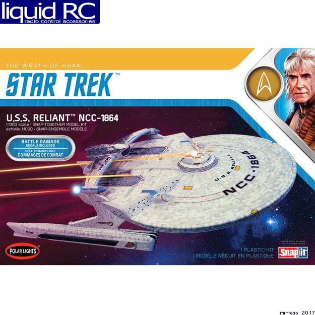 Polar Lights 975M 1/1000 Star Trek USS Enterprise Reliant Wrath Khan