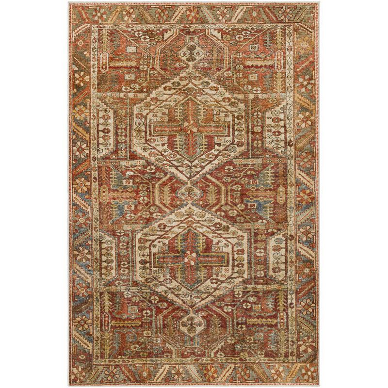 St David Global Washable Area Rug