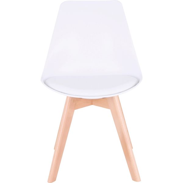 Lorell Curved Plastic Shell Guest Chair