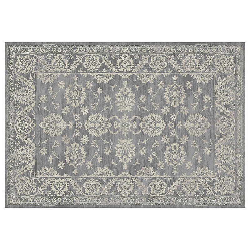 Concord Global Thema Anatolia Framed Floral Rug