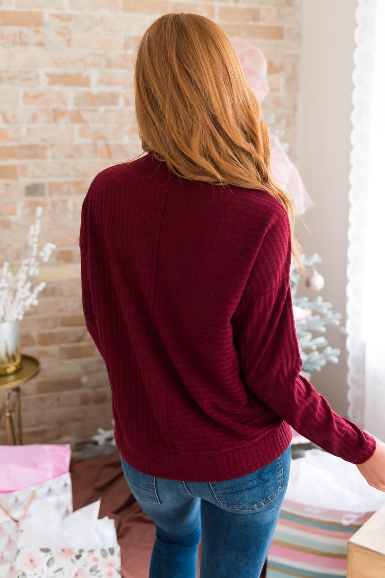 Meet Me By The Campfire Modest Sweater