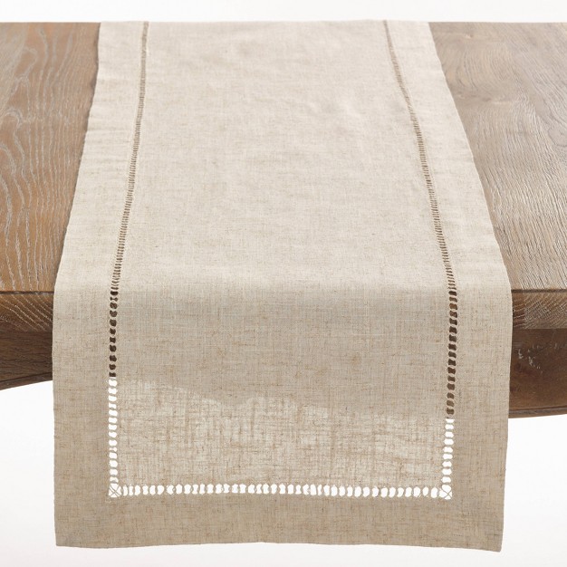 Light Brown Toscana Table Runner 16 quot x72 quot Saro Lifestyle