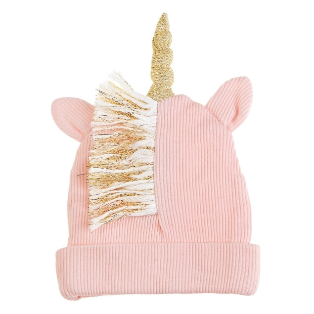 Pink Unicorn Lurex Cap Hat