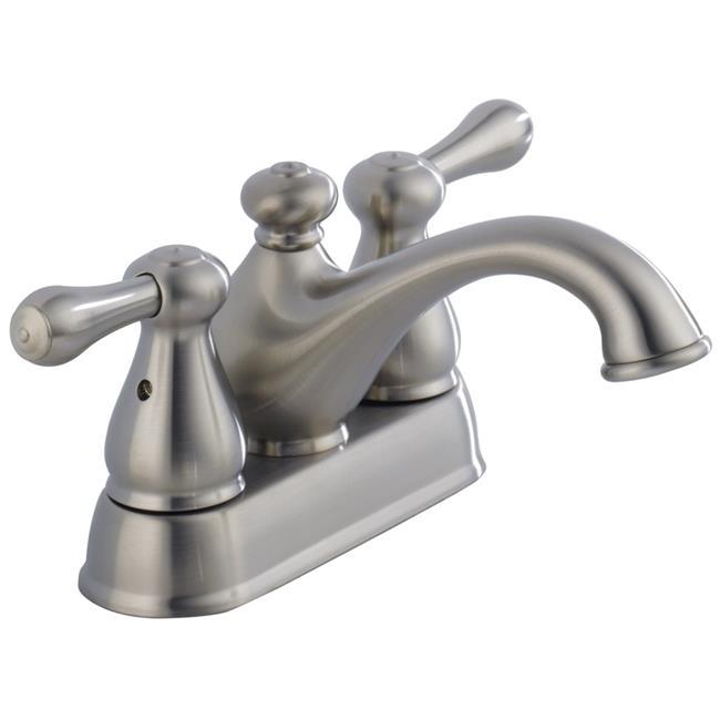 Delta Leland Centerset Lavatory Faucet with Metal Lever Handles， Available in Various Colors