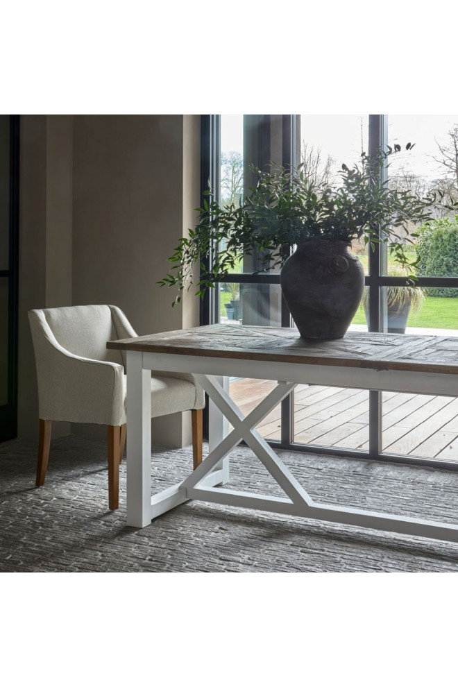 Modern Upholstered Dining Armchair  Rivi√®ra Maison Savile Row   Midcentury   Dining Chairs   by Oroa   Distinctive Furniture  Houzz