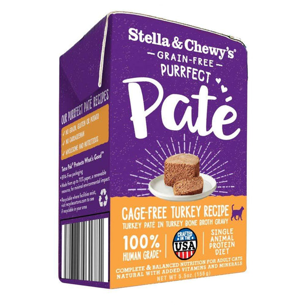 Stella and Chewy's Purrfect Pate Cage Free Turkey Recipe Wet Cat Food