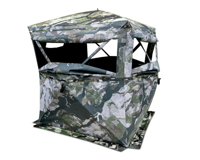 Primos Full Frontal One Way Ground Blind， Camo - 65112