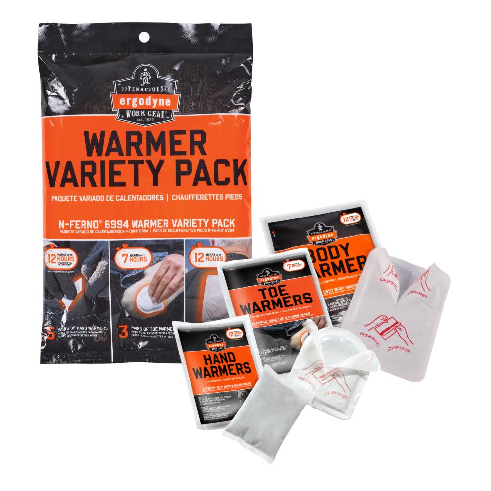 Ergodyne N-Ferno 6994 White Warming Variety Pack