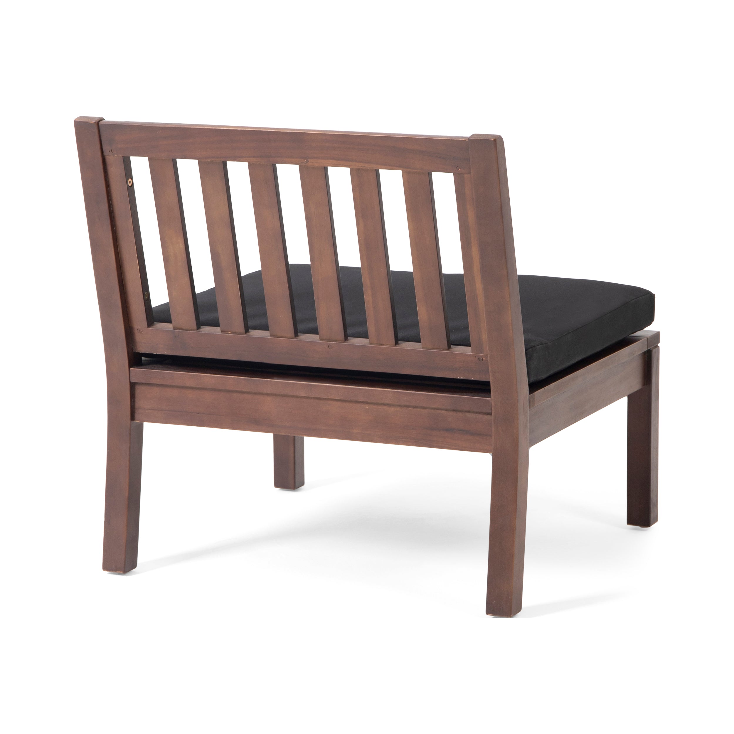 Arth Outdoor Acacia Wood Club Chair (Set of 2)