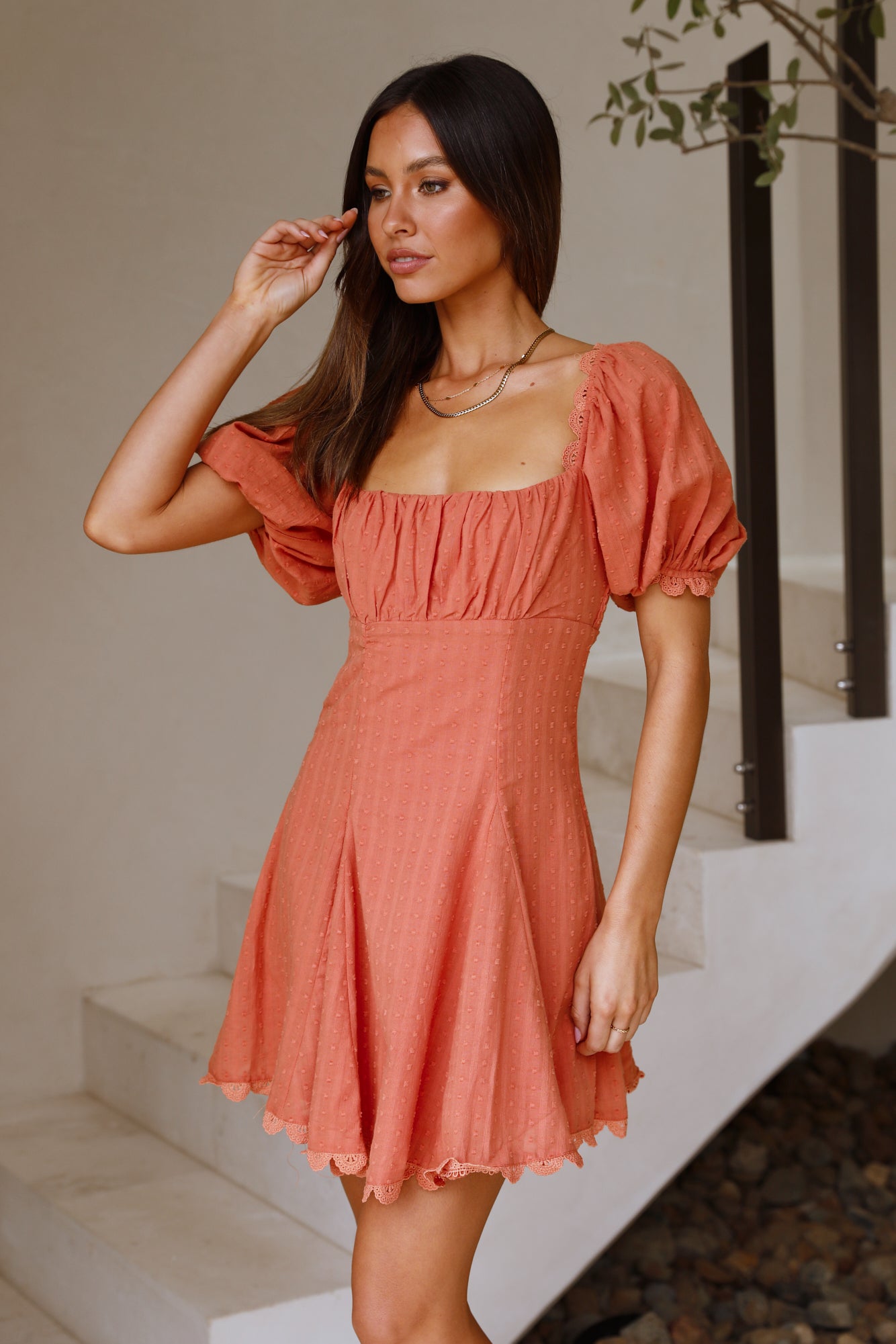 Graceful Beginnings Dress Orange