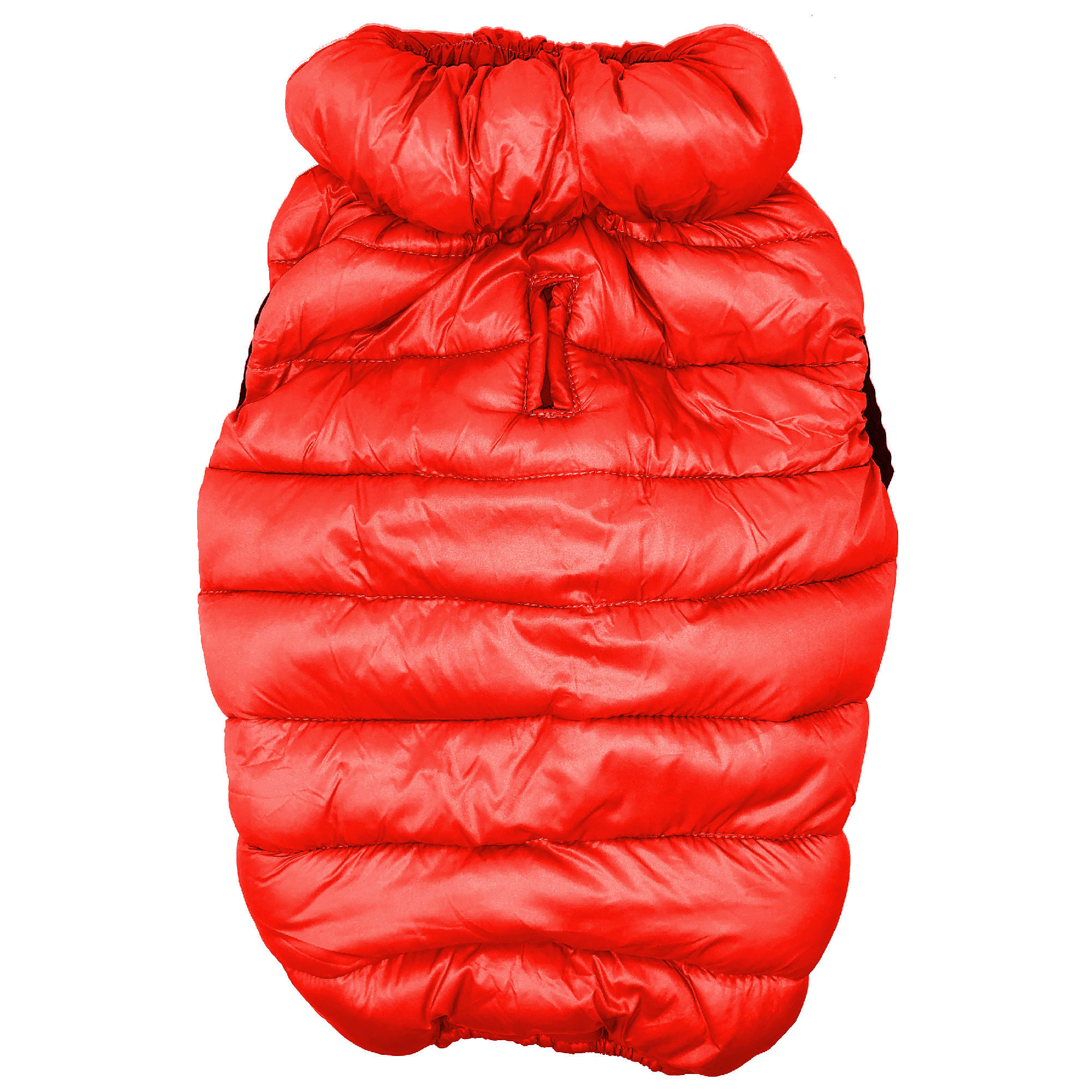 Pet Life Red Pursuit Quilted Ultra-Plush Thermal Dog Jacket， X-Small