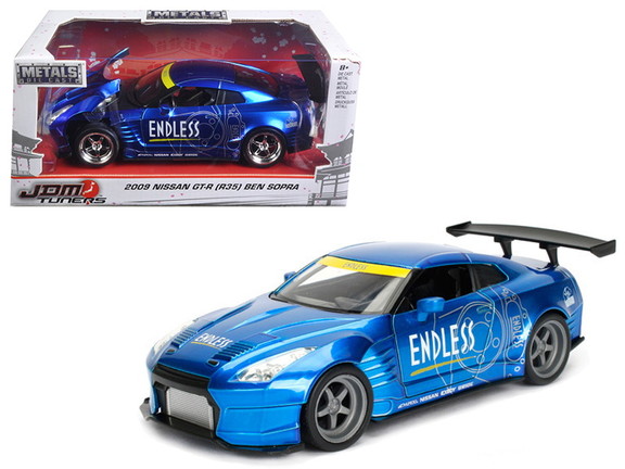 Jada 98647  2009 Nissan GT R (R35) Ben Sopra Blue ...