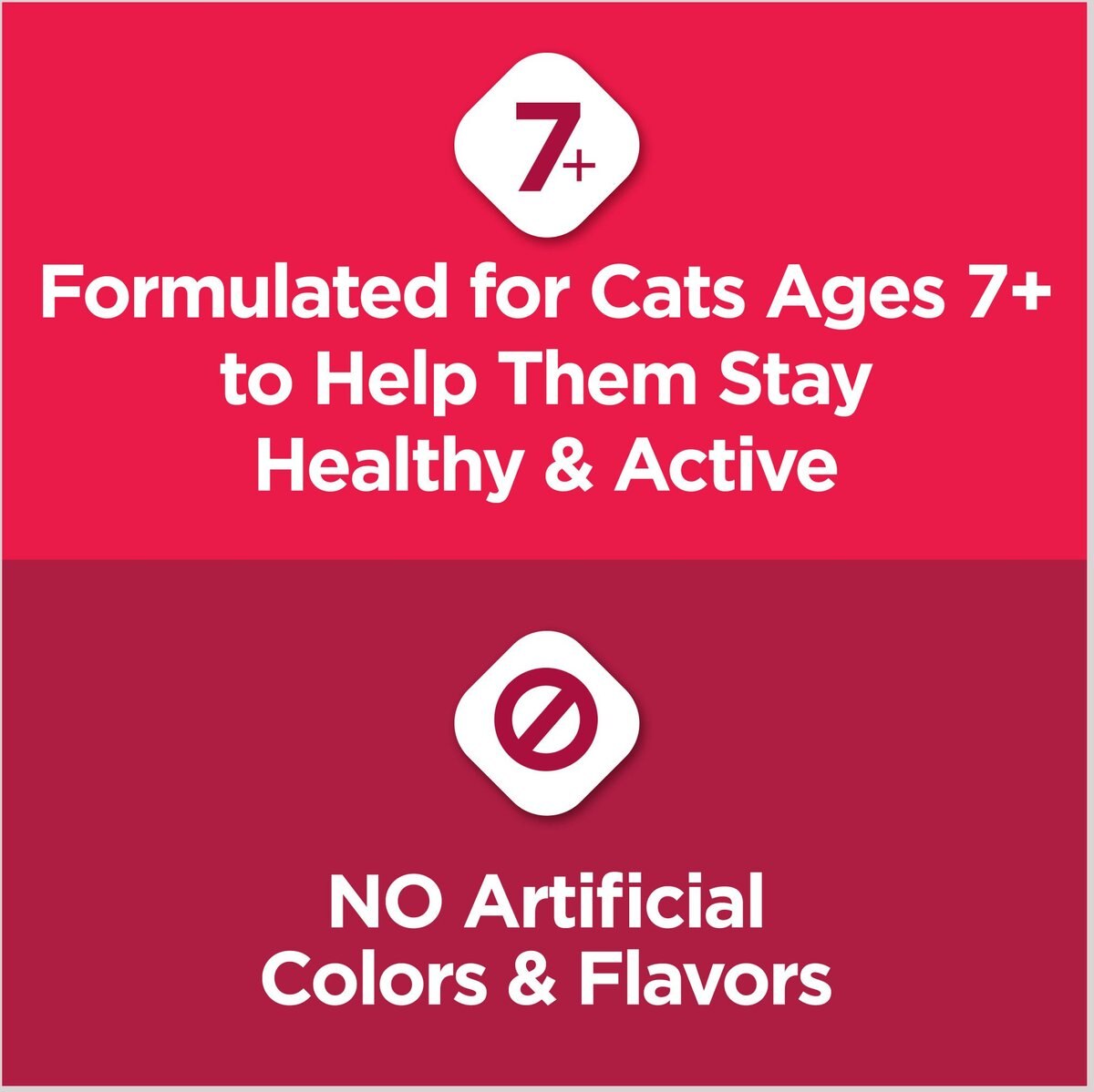 Cat Chow Joint Health Essentials 7+ Immune Recipe Senior Dry Cat Food， 3.15-lb bag， case of 4