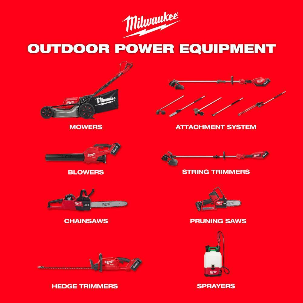 MW M18 FUEL 18V Lithium-Ion Brushless Cordless Dual Battery Blower w Dual Bay Rapid Charger  Two 6Ah HO Battery (2-Pack) 2824-20-48-11-1862-48-59-1802