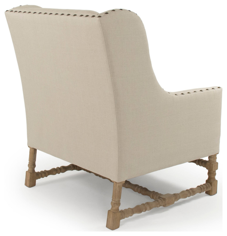 Francois Club Chair   French Country   Armchairs And Accent Chairs   by Hudson Home Decor  Houzz