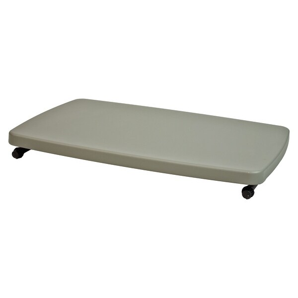 Rectangular Plastic Top Adjustable Leg Patio Table