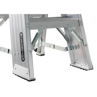 Louisville Ladder 2 ft. Aluminum Step Stand with 300 lb. Load Capacity Type IA Duty Rating AY8002